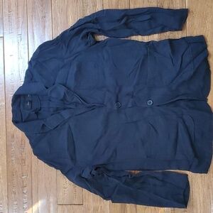 Onia Hugo tencel deep blue blazer